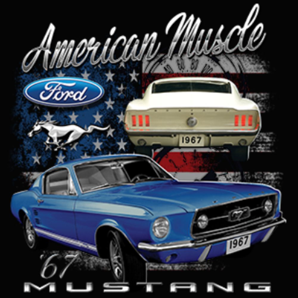 Ford Mustang Classic American Muscle Auto Tin Sign