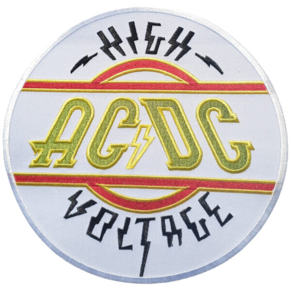 AC/DC Broderat Ryggmärke