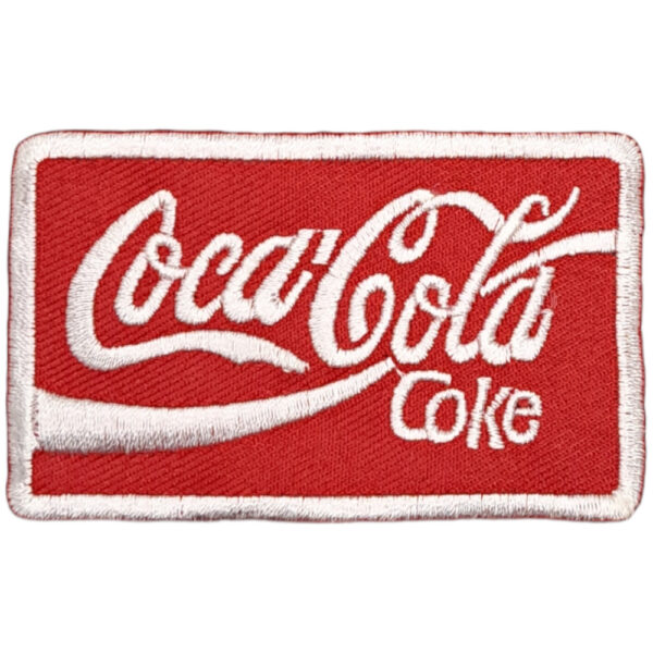 Coca Cola Broderat Tygmärke