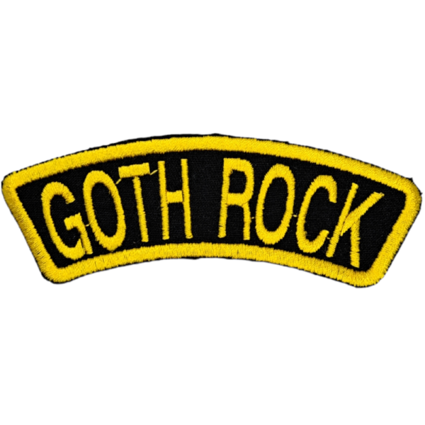 Goth Rock Broderat Tygmärke