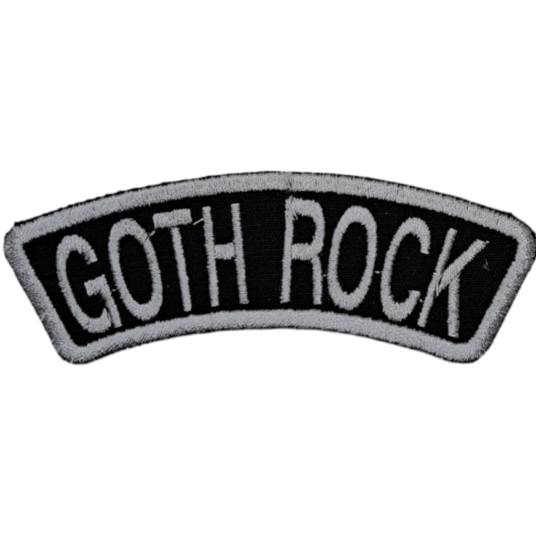 Goth Rock Broderat Tygmärke